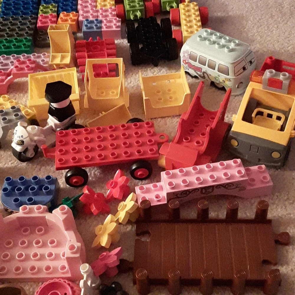 Assorted Lego Duplo Building Blocks